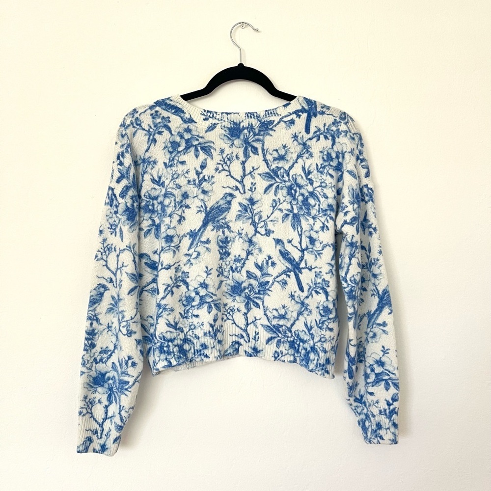 Francesca’s Bettie Postcard Print Sweatshirt - Picture 5 of 8